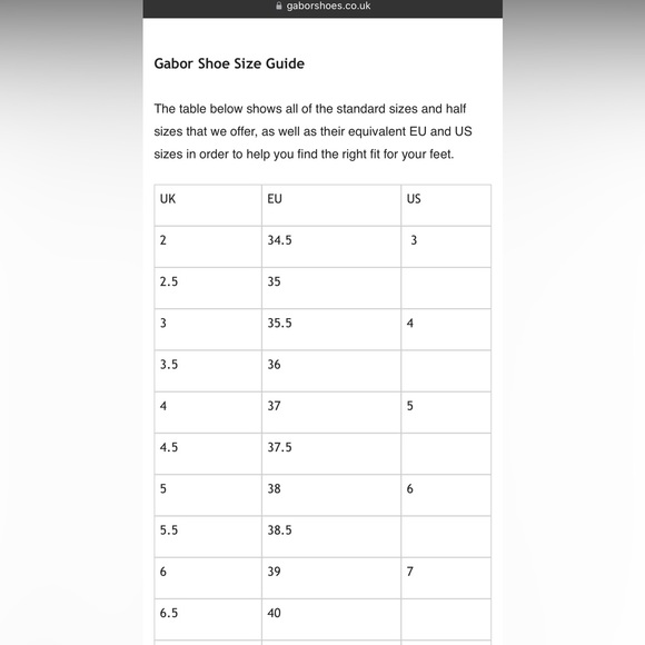 Gabor Suede Wedge - size 5 . Please see size chart. NOT the same as U.S. sizes. - Picture 14 of 14
